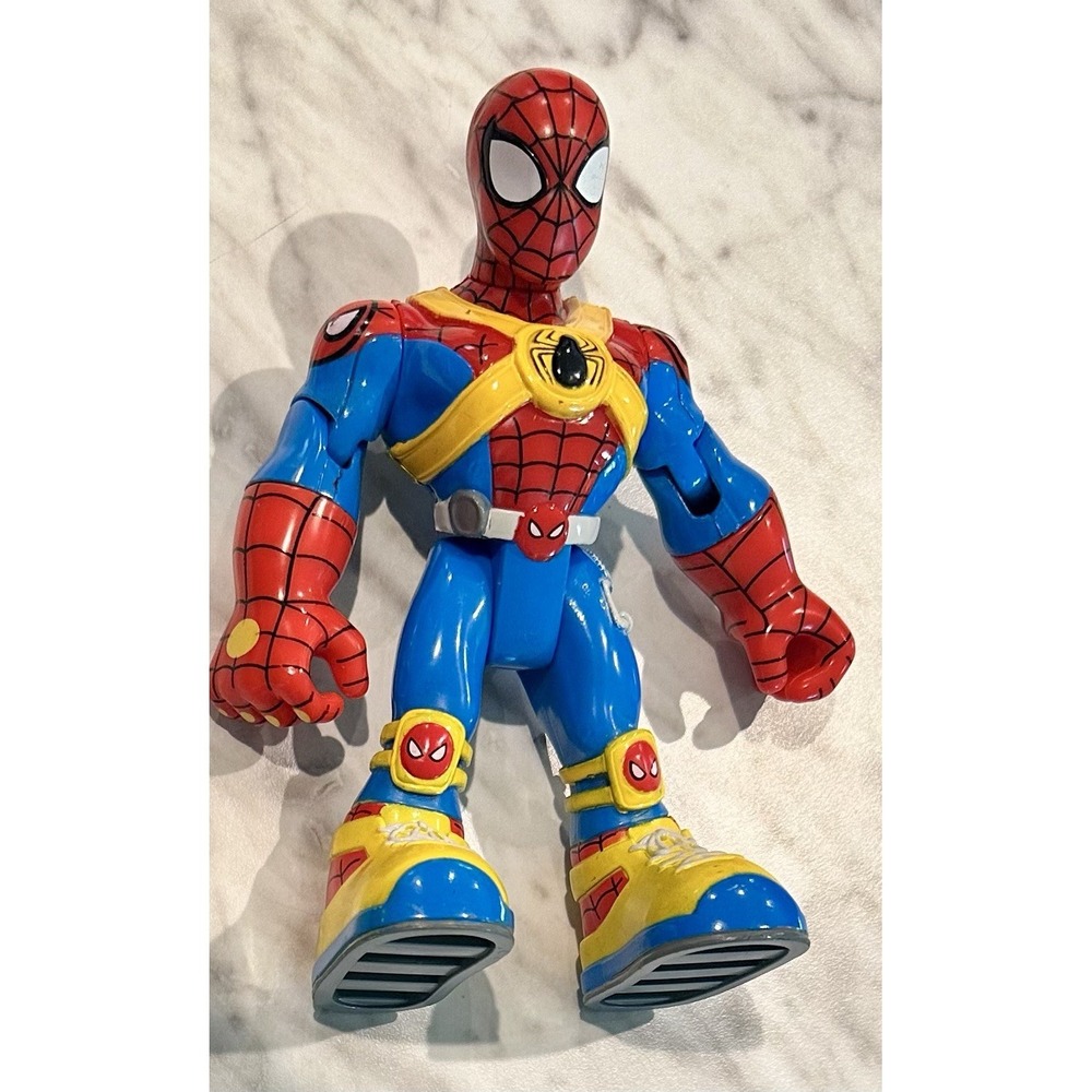 Spiderman Action Figure 2004 Marvel Toy Biz Rare Yellow Boots Spidey Y2K